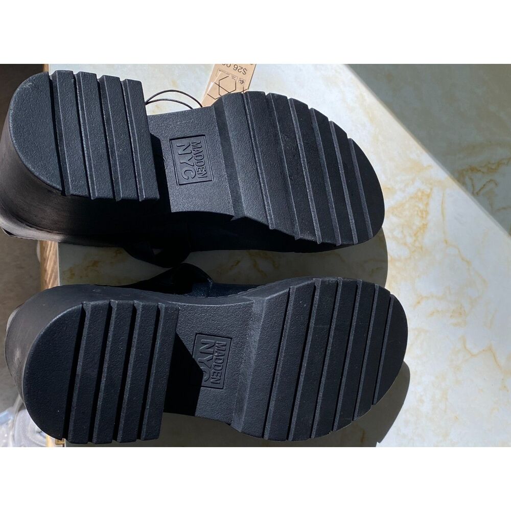 NWT Steve Madden NYC Retro Grunge Mary Janes 6 Shoes Y2K Platform Chunky Heels - Picture 5 of 8